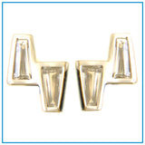Daisun Tapered Baguette Diamond Stud Earrings