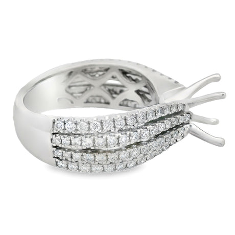 Herra Moti Tapered Diamond Engagement Ring