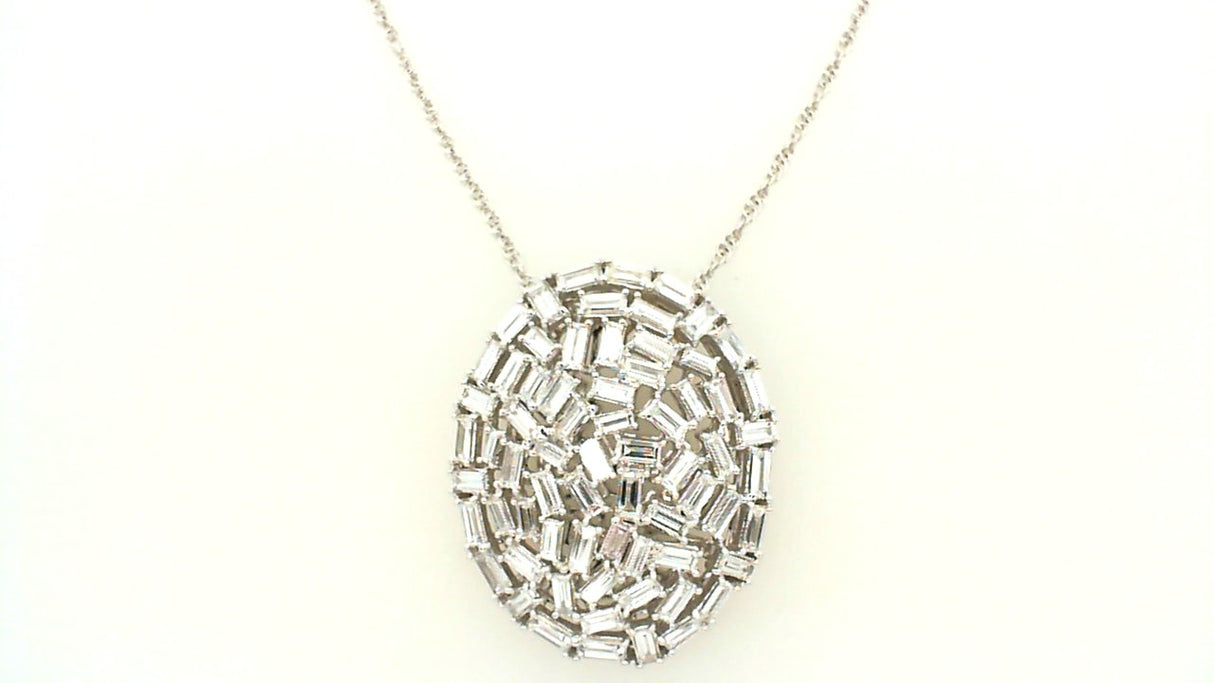 Allison Kaufman Scattered Diamond Pendant