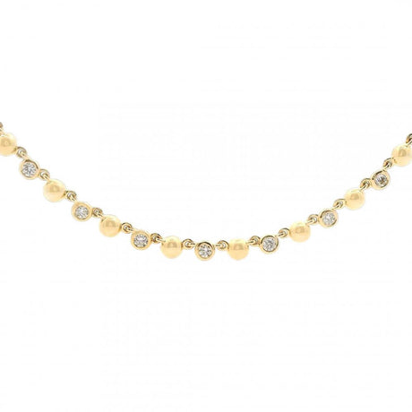AGI Diamond Bezel Necklace