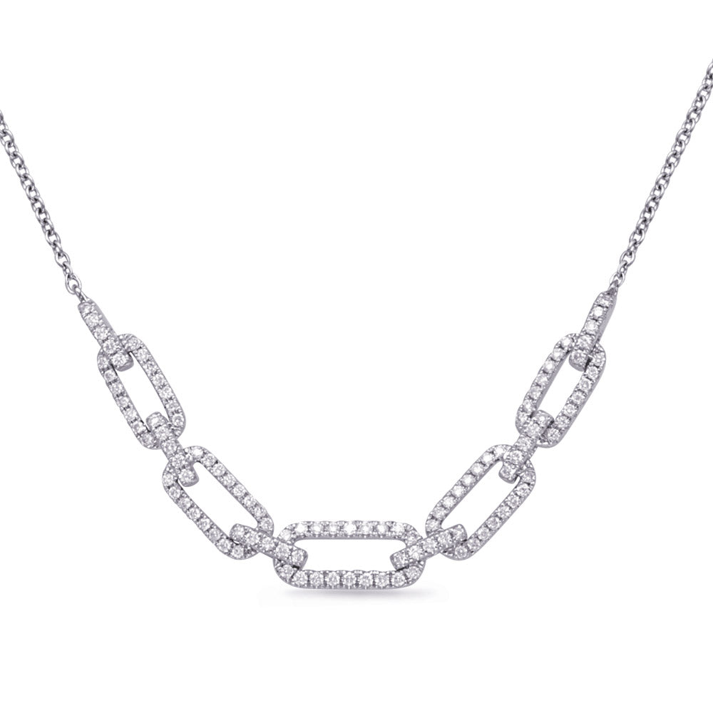 The Southern Diamond Tennis & Paperclip Link Necklace 3.00 ctw – RW Fine  Jewelry