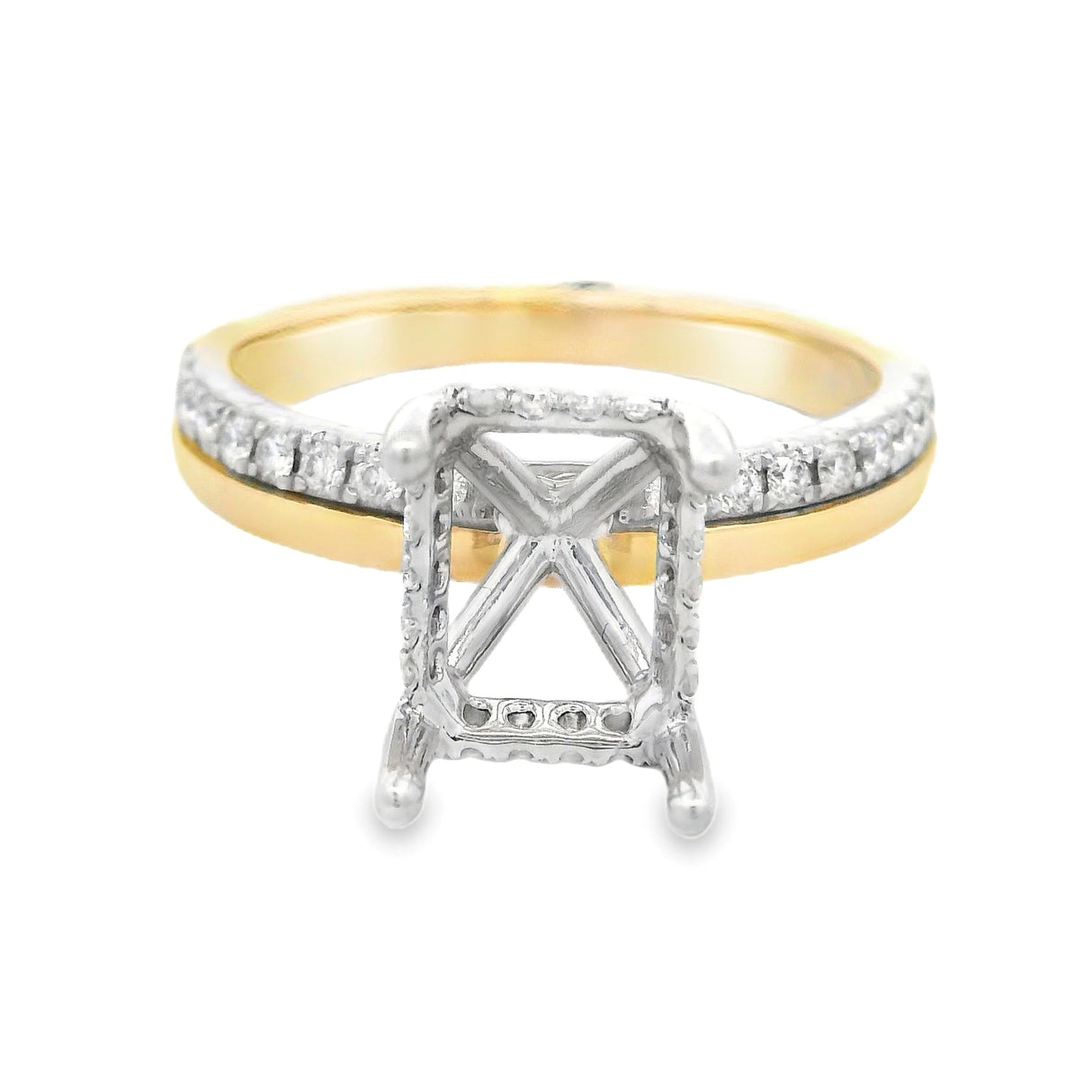 Herra Moti Hidden Halo Engagement Ring