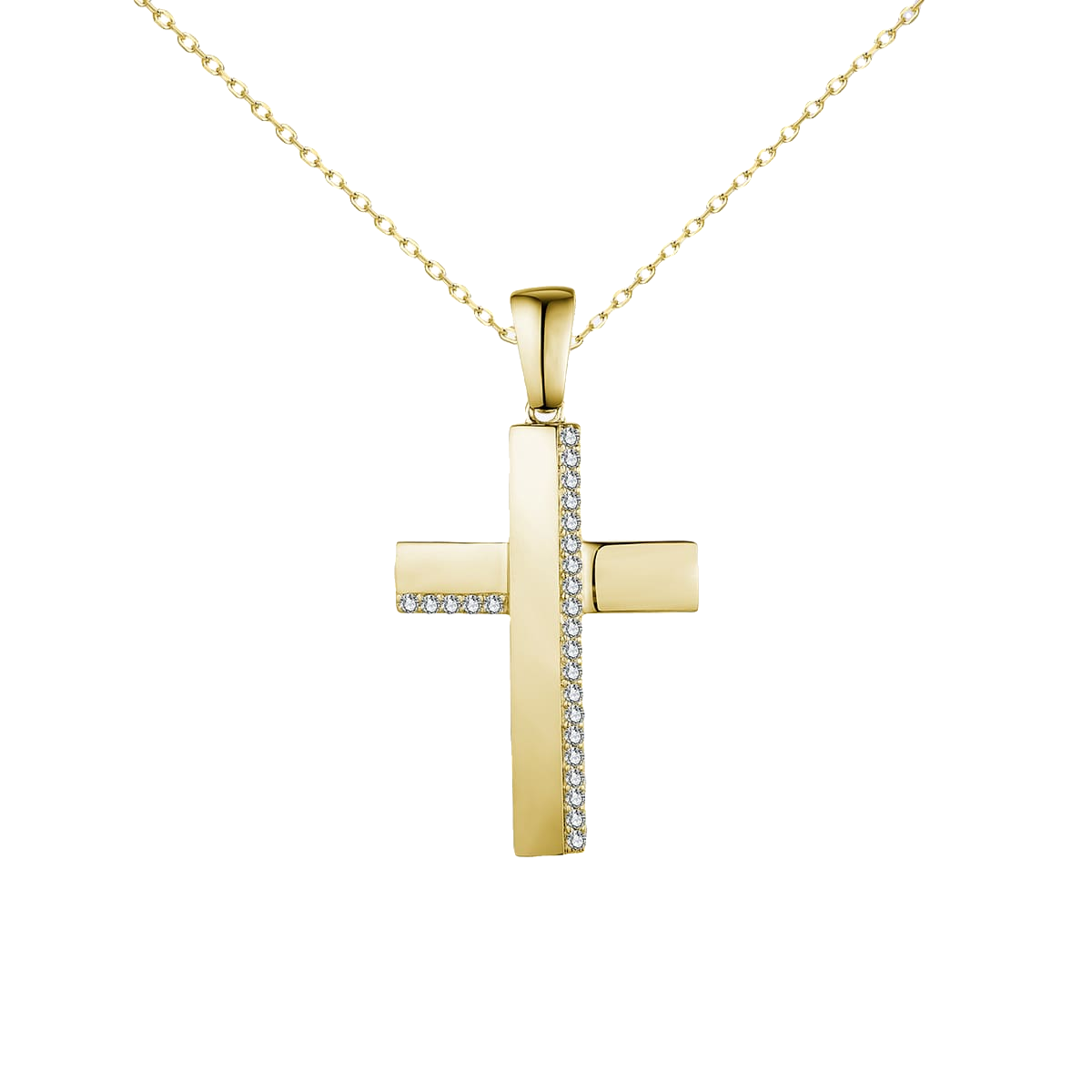 Diasun Diamond Cross Pendant
