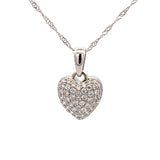 GBC Pave Diamond Heart Pendant
