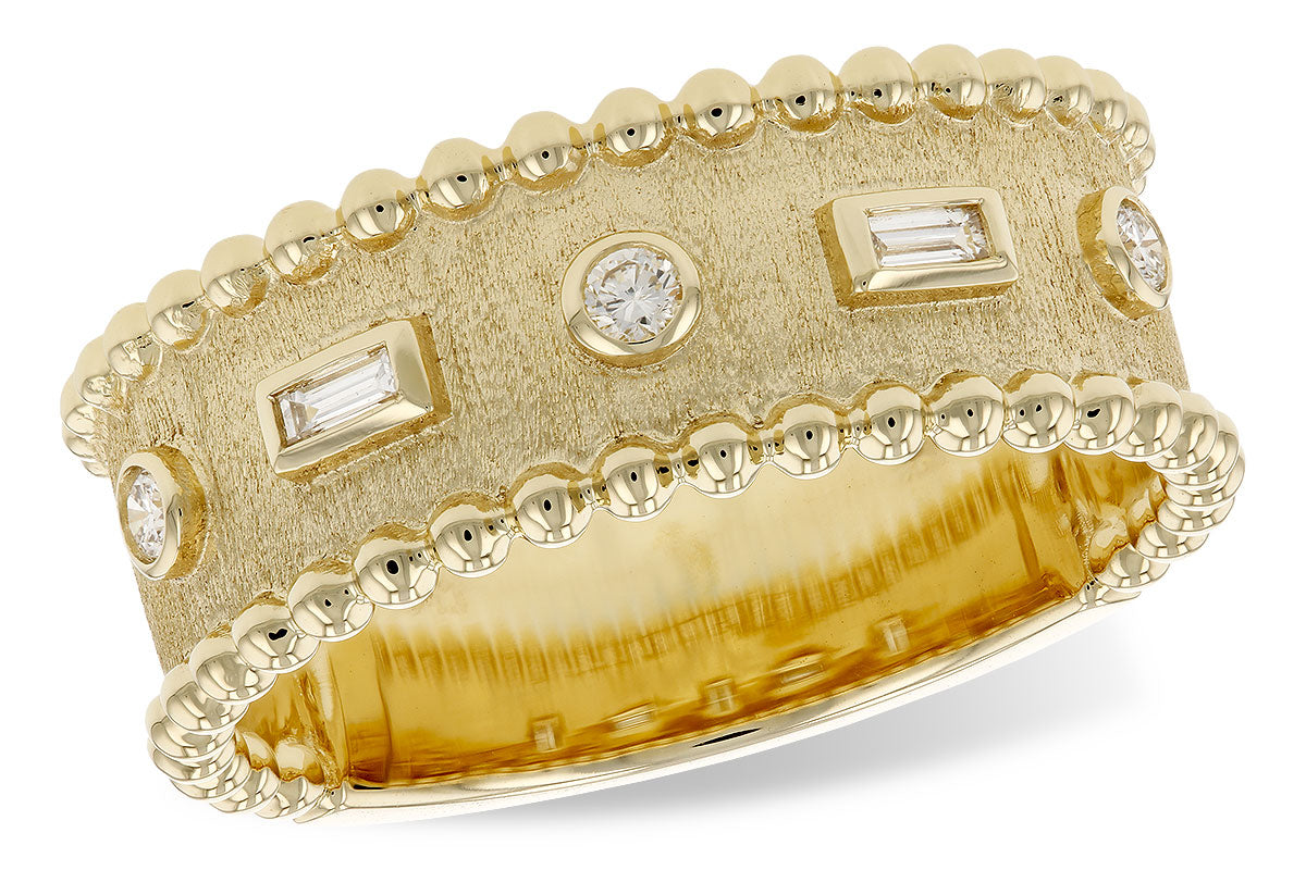 Allison Kaufman 
Satin Diamond Fashion Ring