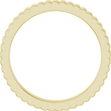 Stuller  Grooved Gold Band