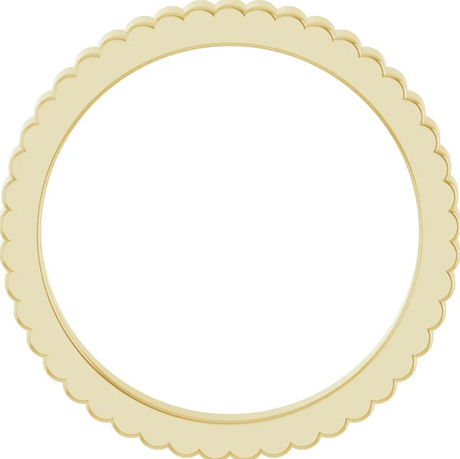 Stuller  Grooved Gold Band