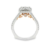 Diamond Cluster Engagement Ring