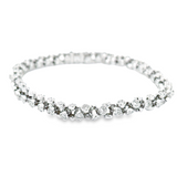 MM Co. 18WG Bezel Set Diamond