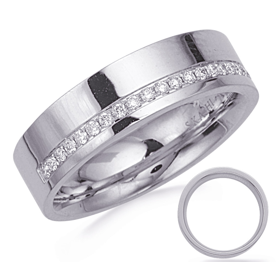 S.Kashi Diamond Channel Ring