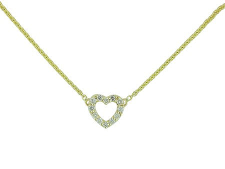 Legend Jewelry Diamond Heart Pendant