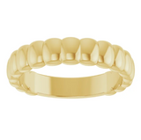 Stuller Fluted Gold Band