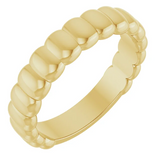 Stuller Fluted Gold Band