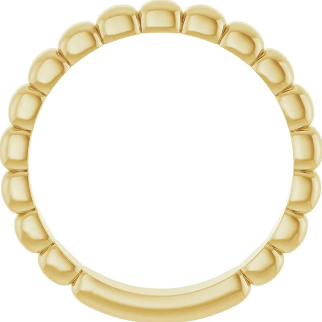 Stuller Scalloped Gold Band
