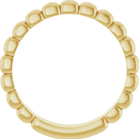 Stuller Scalloped Gold Band