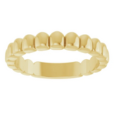 Stuller Scalloped Gold Band