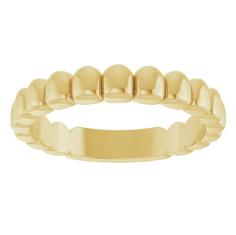 Stuller Scalloped Gold Band