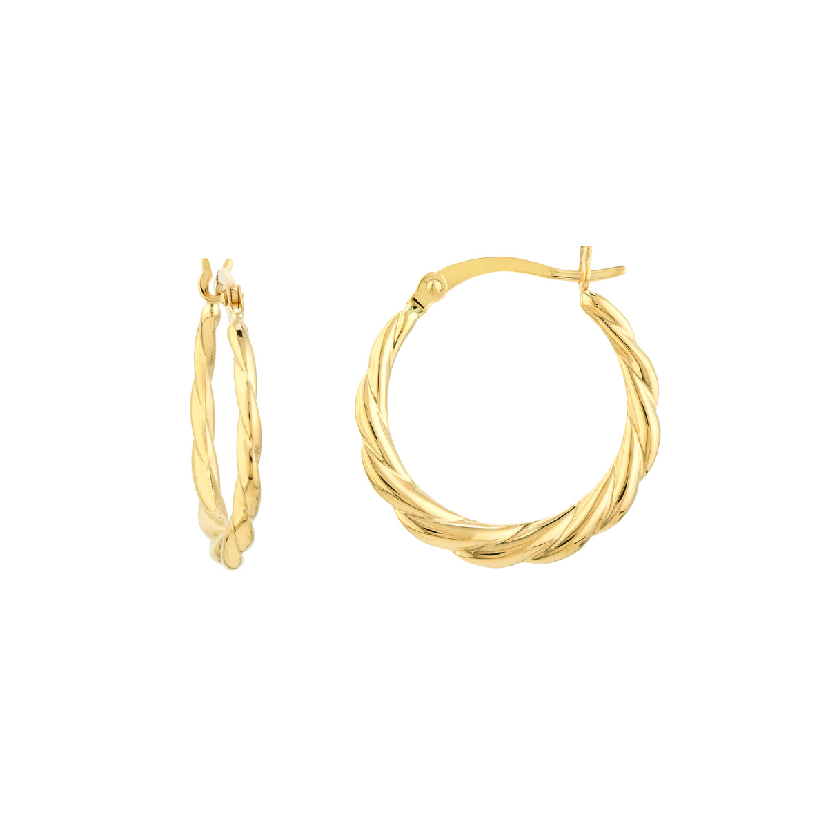 Tight Twist Hoop Earrings – Whitestone Fine Jewelry