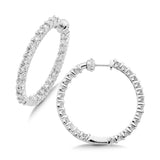 SDC Creations Diamond Hoop Earrings