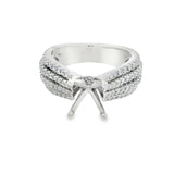 Herra Moti Tapered Diamond Engagement Ring