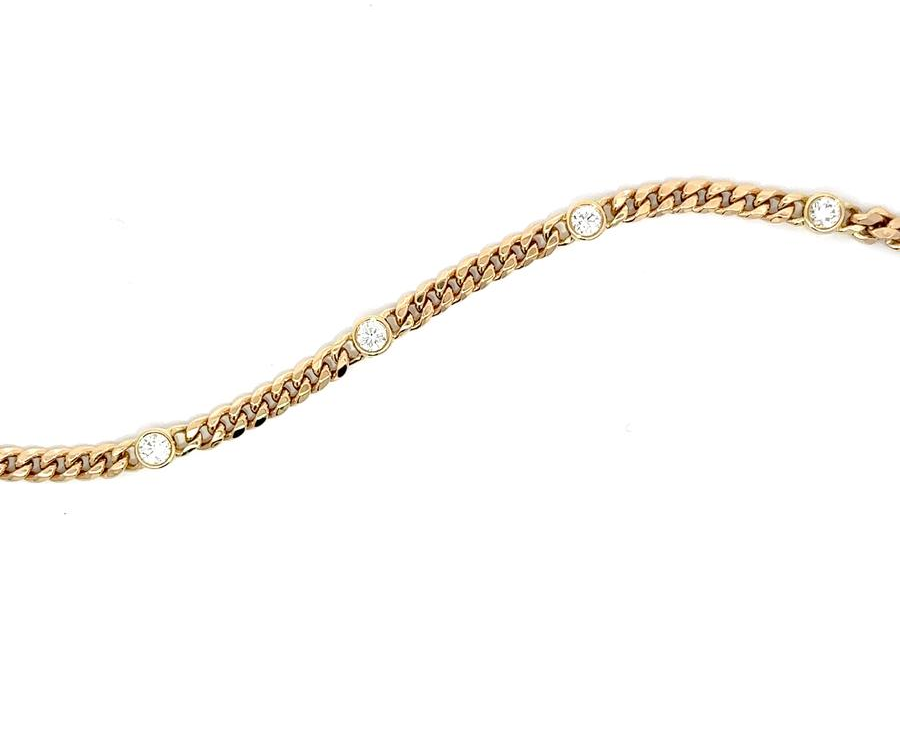 Nasbro Diamond Curb Bracelet