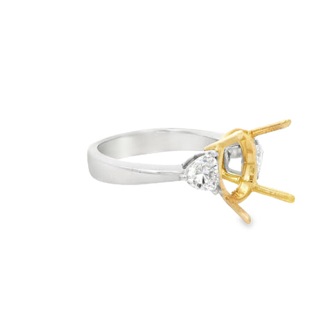 Herra Moti Three Stone Engagement Ring