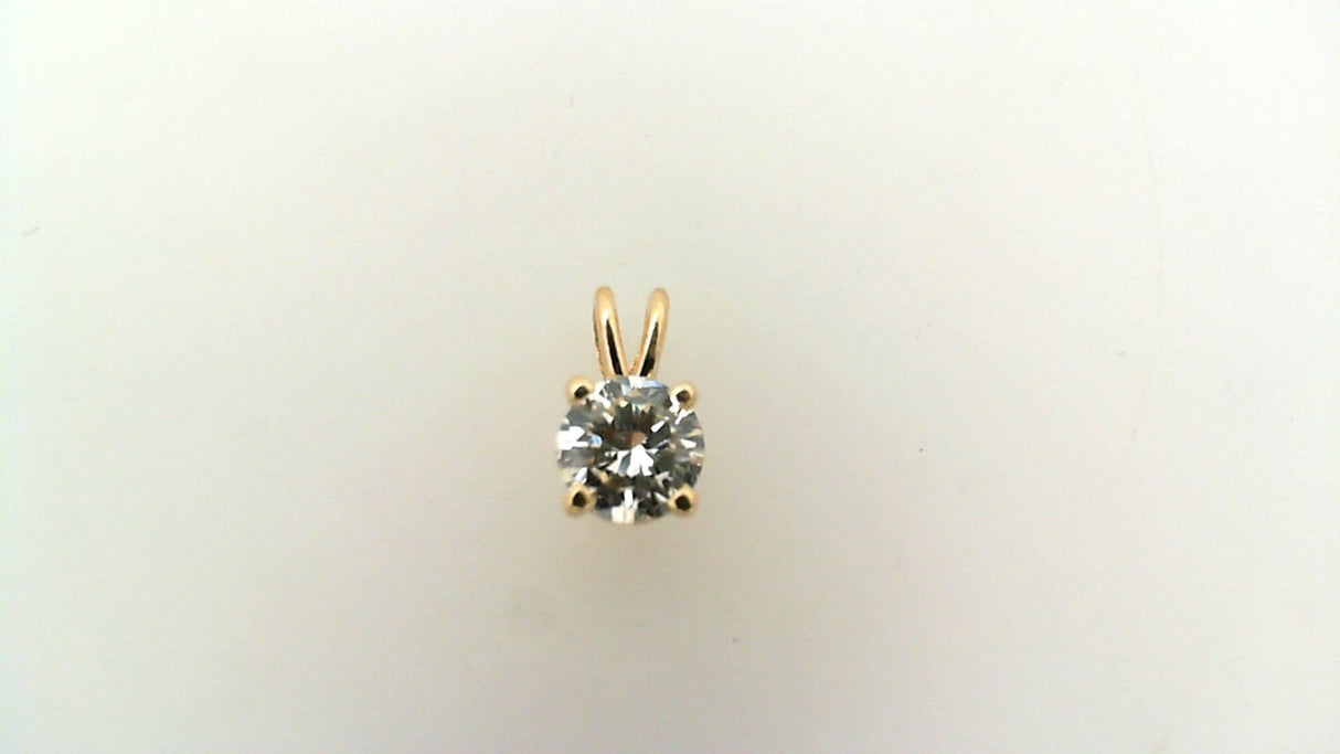 Diamond Solitaire Pendant .90ct