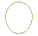 Sabrina Designs Emerald Cut Diamond Necklace
