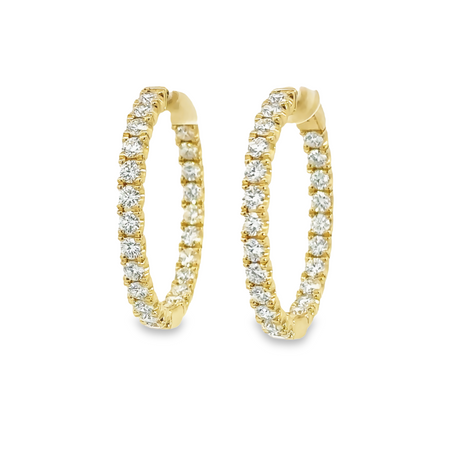 Venetti Diamond Hoop Earrings