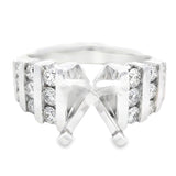 Heera Moti Diamond Engagament Ring