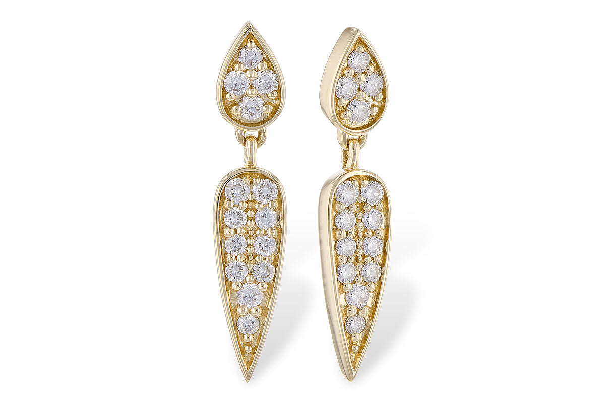 Allison Kaufman Diamond Dangle Earrings