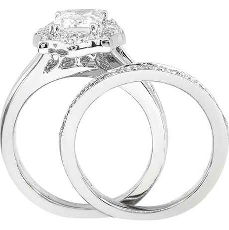 Rego White Gold Semi-Mount Engagement Set