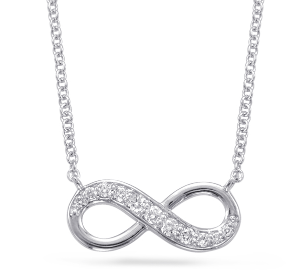 S.Kashi Diamond Infinity Necklace