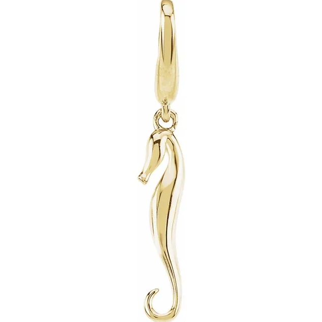 Stuller Gold Seahorse Pendant