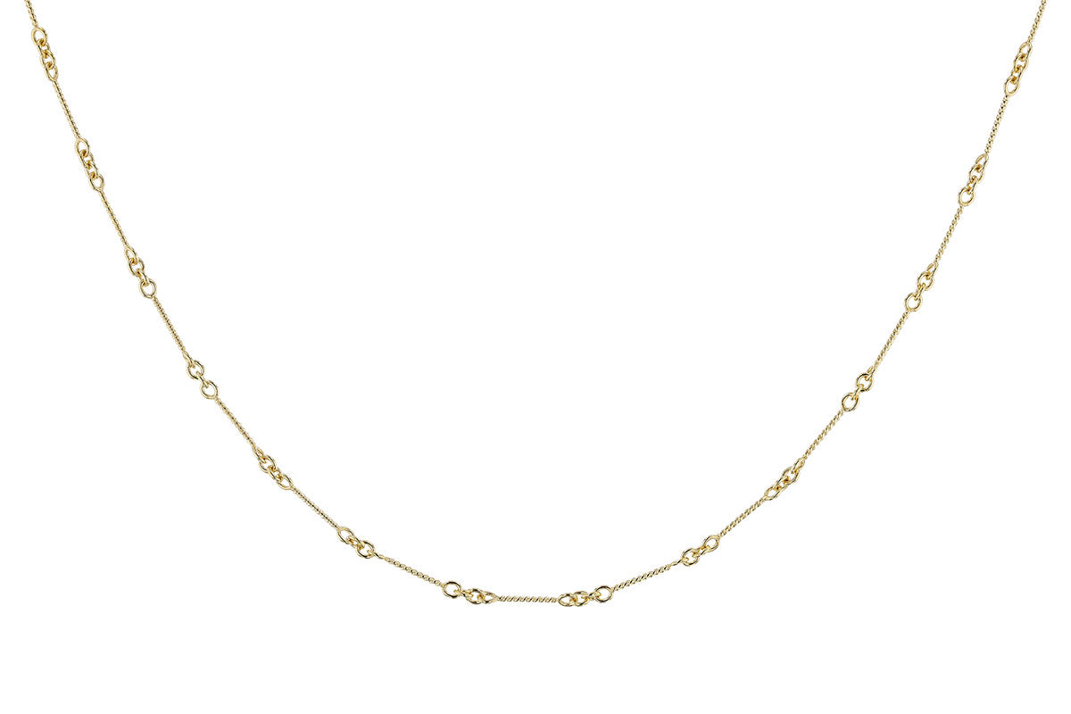 Allison Kaufman Fancy Twisted Link Necklace