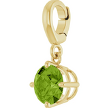 Stuller Solitaire Peridot Pendant
