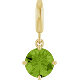 Stuller Solitaire Peridot Pendant
