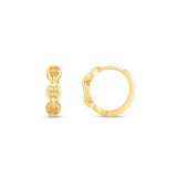 Royal Chain Mariner Huggie Hoop Earrings