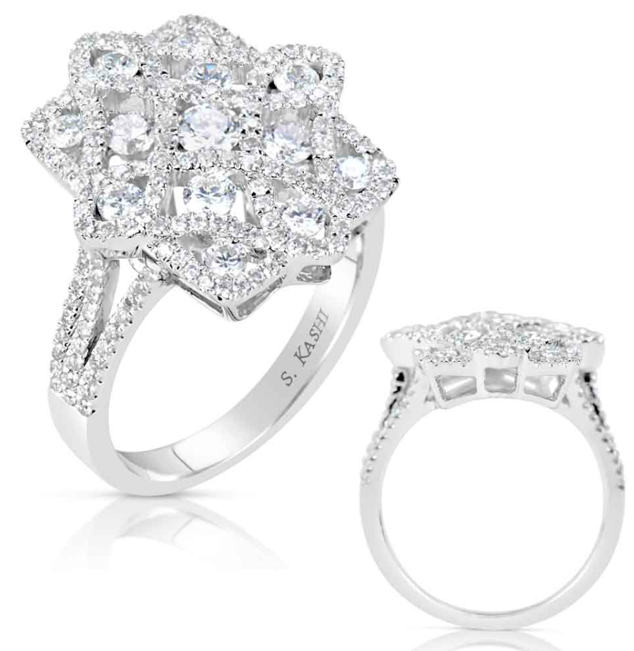 S.Kashi Diamond Cocktail Ring