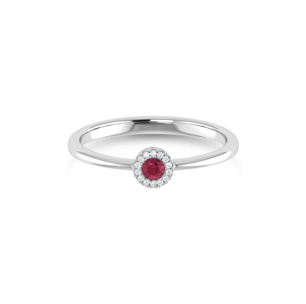 Sabrina Design Ruby Fashion Ring