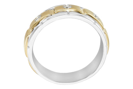 Allison Kaufman Men's Diamond Wedding Band