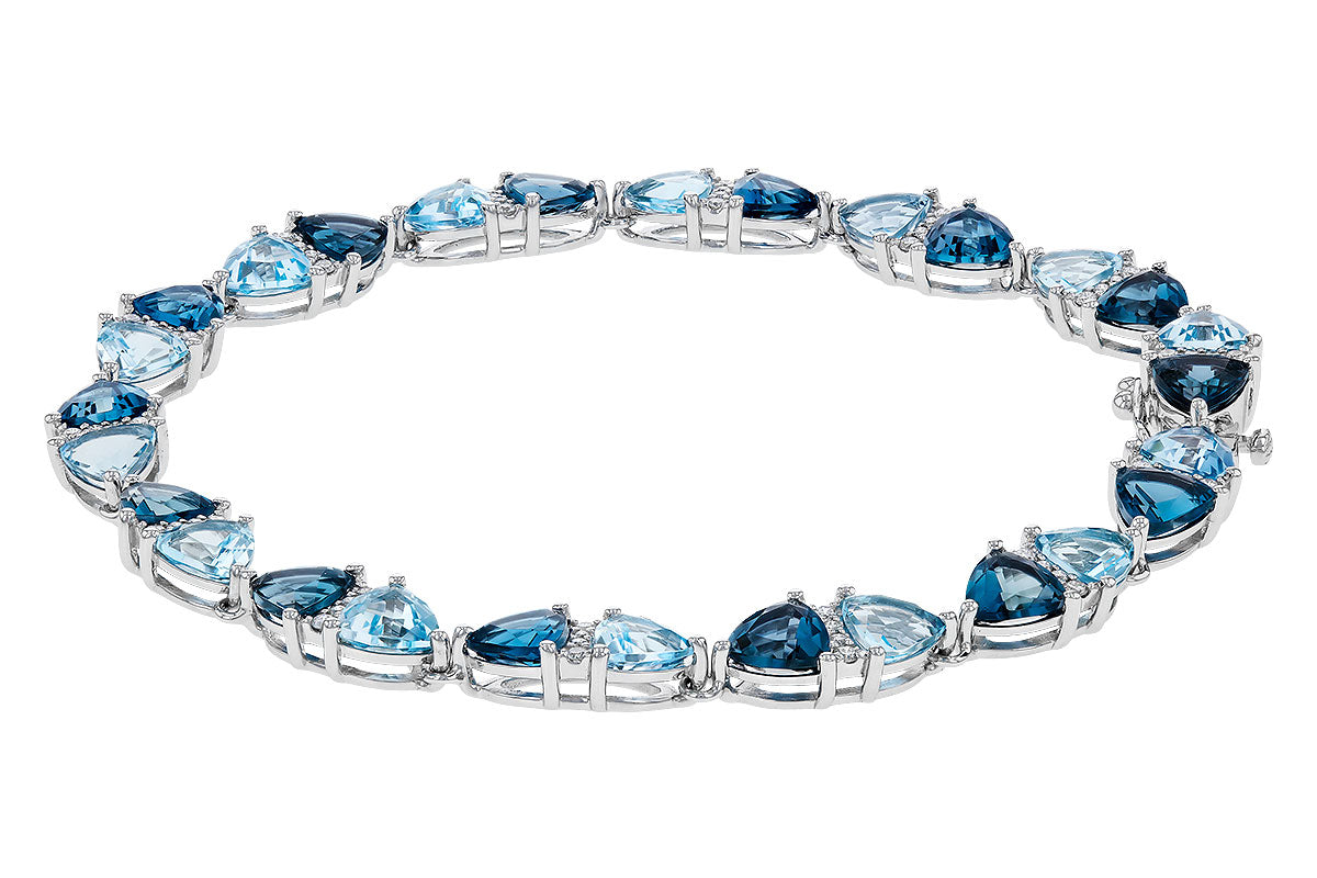 Allison Kaufman Blue Topaz Bracelet