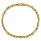 Quality Gold Lab Diamond Tennis Bracelet