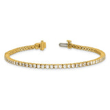 Quality Gold Lab Diamond Tennis Bracelet