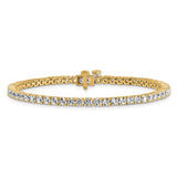 Quality Gold Lab Diamond Tennis Bracelet