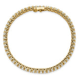 Quality Gold Lab Diamond Tennis Bracelet