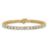 Quality Gold Lab Diamond Tennis Bracelet