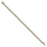 Quality Gold Lab Diamond Tennis Bracelet