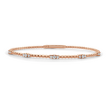 Sabrina Designs Beaded Diamond Station Bracelet