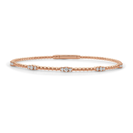 Sabrina Designs Beaded Diamond Station Bracelet